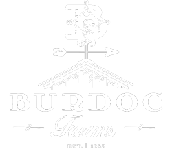 logo for Burdoc Farms - ideal western kentucky wedding venue